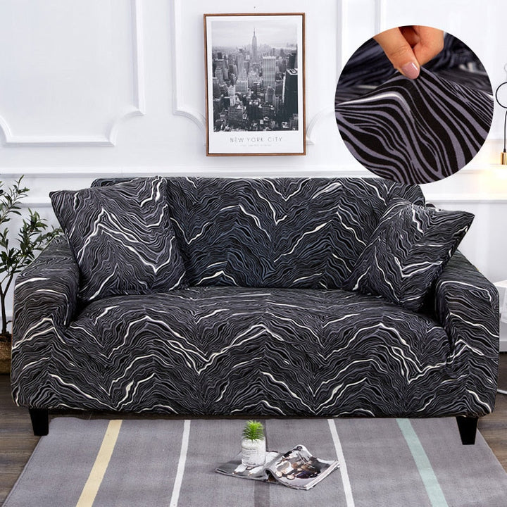 Moderne Skli-sikre Fargerik Elastisk Sofatrekk | Skanto