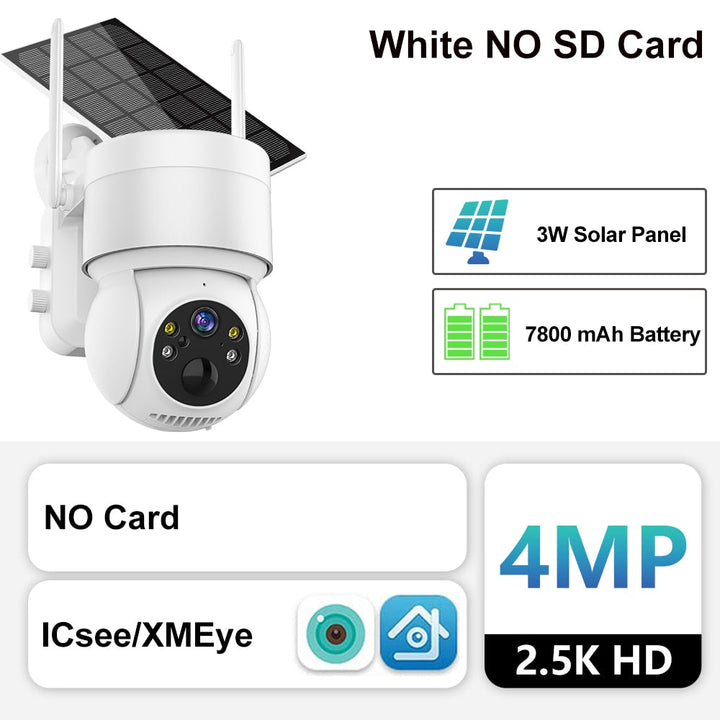 Skanto | Utendørs WiFi solenergidrevet sikkerhets-IP-kamera