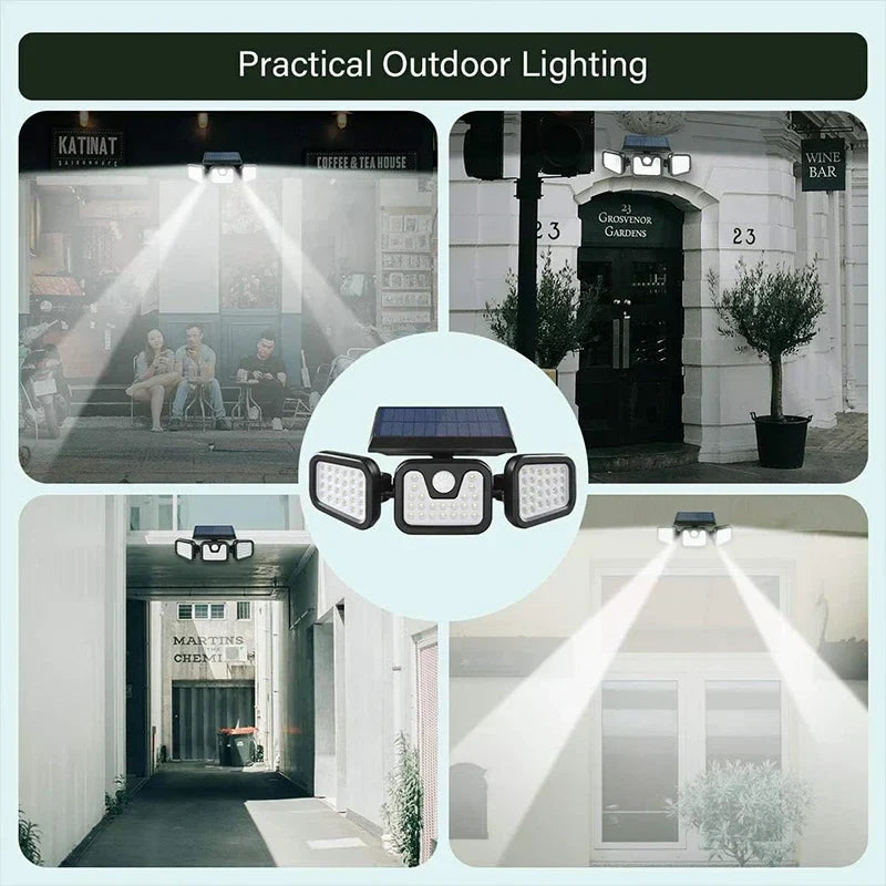 Power Save Bevegelsesaktivert Ute Sollys | Skanto
