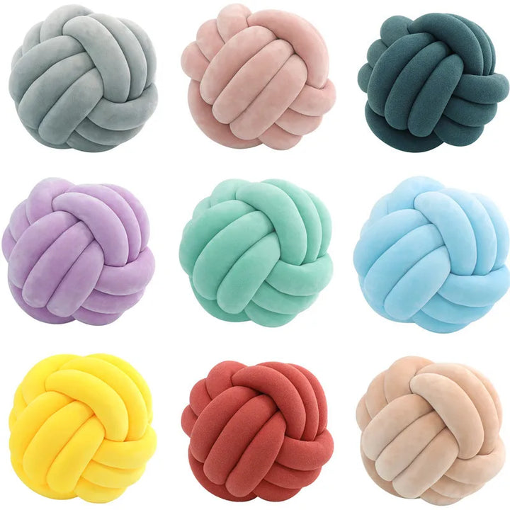 Plush Knot Cushion (Velour) | Skanto