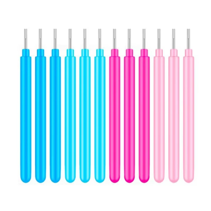 Skanto | Quilling Paper Tool Set with Spalter Pen, Tweezers, Needle Plates, and Craft Accessories – 7, 6, or 12 Piece Kit