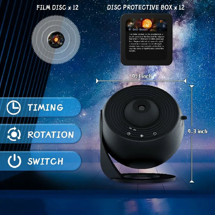 Skanto | 360° Planetarium Prosjektor | Forbedret Avslapning og Stressreduksjon