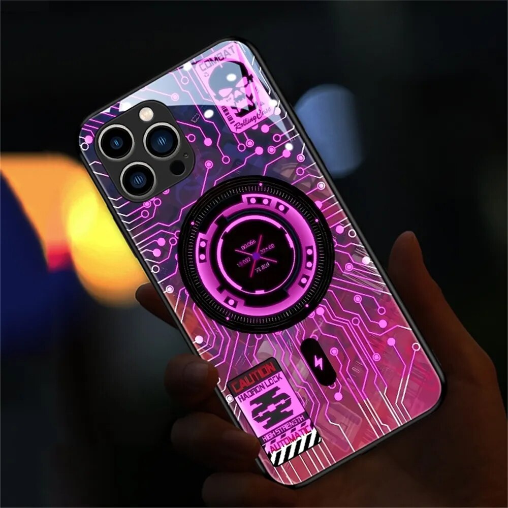 Skanto | Mobil Armor Lysende Belyst Telefondeksel