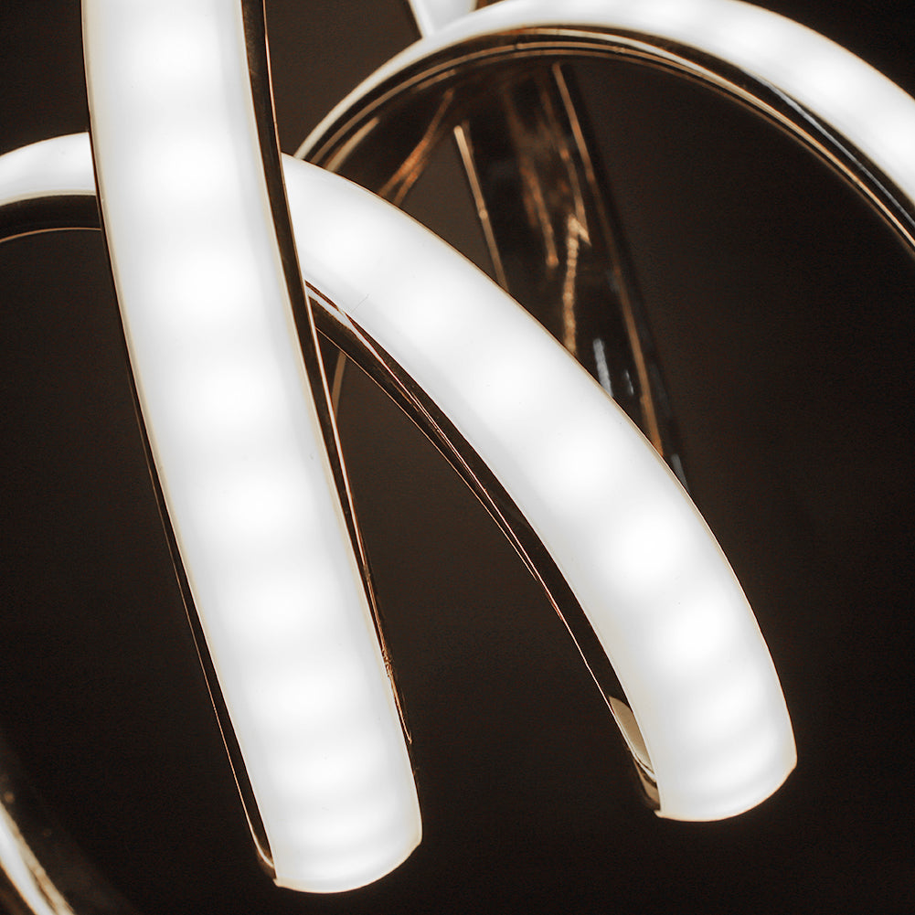 Skanto | InfinityGlow – LED Spiral Bordlampe med Uendelig Design
