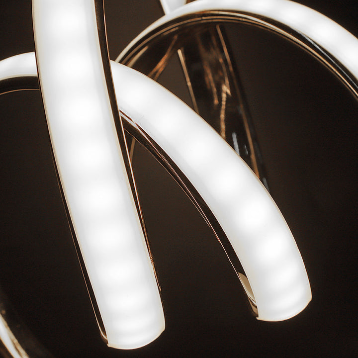 Skanto | InfinityGlow – LED Spiral Bordlampe med Uendelig Design