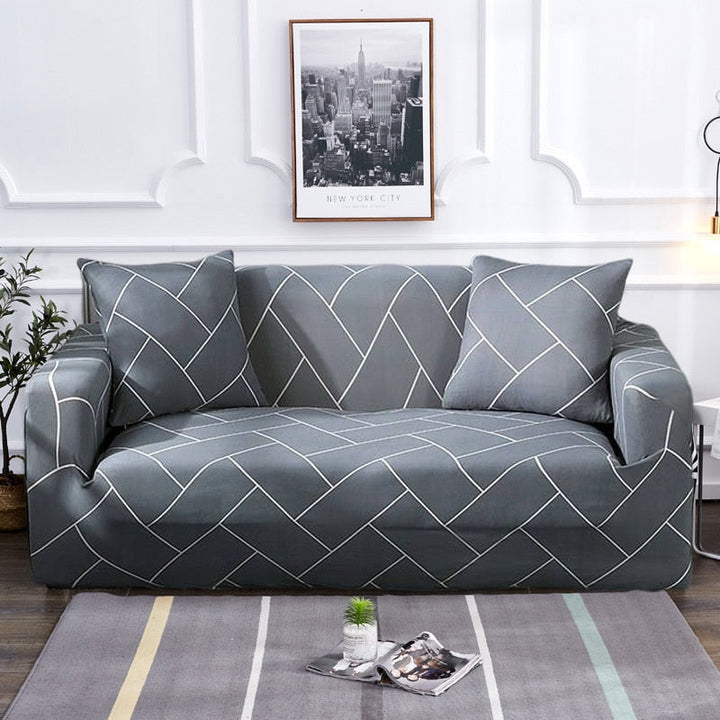 Moderne Skli-sikre Fargerik Elastisk Sofatrekk | Skanto