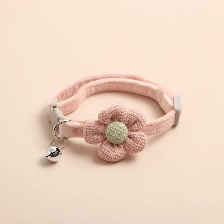 Skanto | Justerbar Kattehalsbånd Med Blomst - Flowercharm