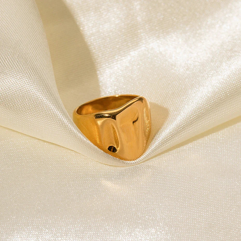 Skanto | Bred Bølge Teksturert Ring