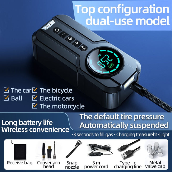 Skanto | CarBoost Smart Digital Dekkpumpe