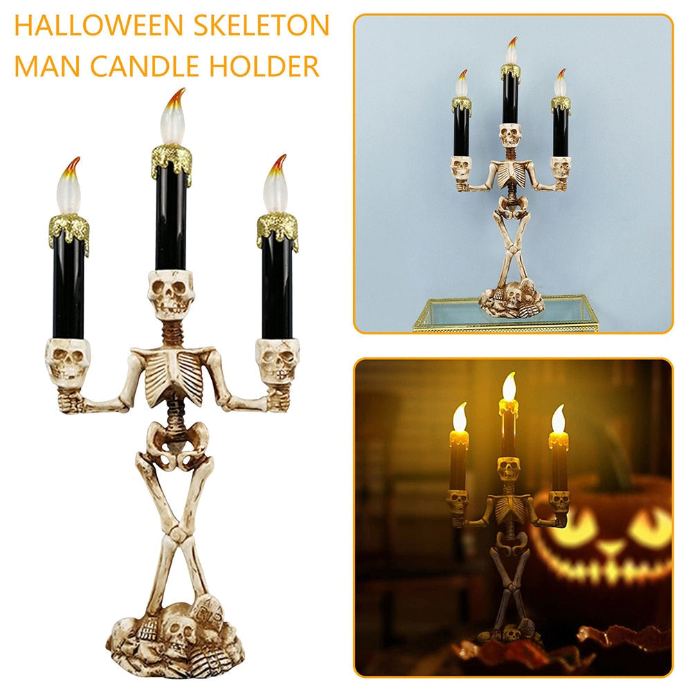 Skanto | Skummel Skeleton Halloween Lys