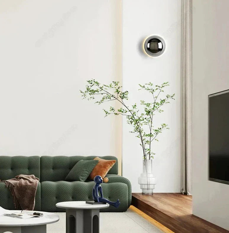 Skanto | AuroraLume – Nordisk Vegglampe i Aluminium og Akryl
