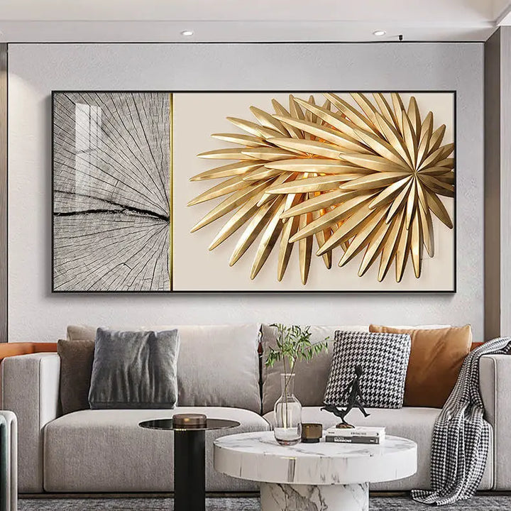 Moderne Estetikk Abstrakt Sol & Måne Veggkunsts Fine Art Lerretsutskrifter Bilder For Luksus Loft Stue Spisestue Livsstil Kunst Dekor | Skanto