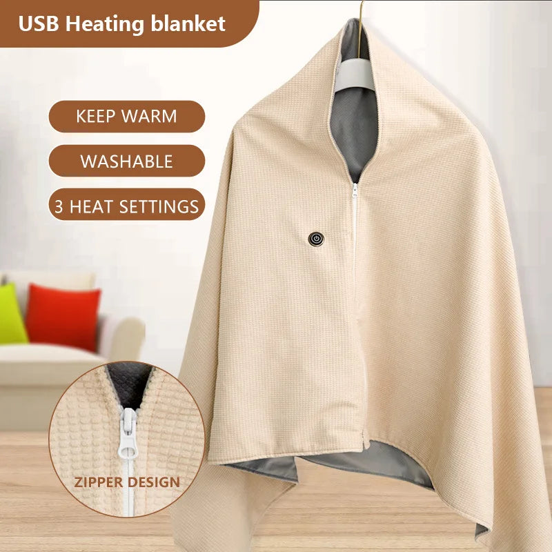 Skanto | Oppladbart USB Vinter Reisevarmeteppe