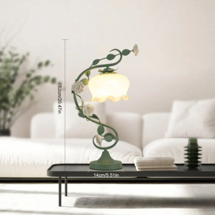 Skanto | Kunstnerisk Naturtema-Blomster Skrivebordslampe