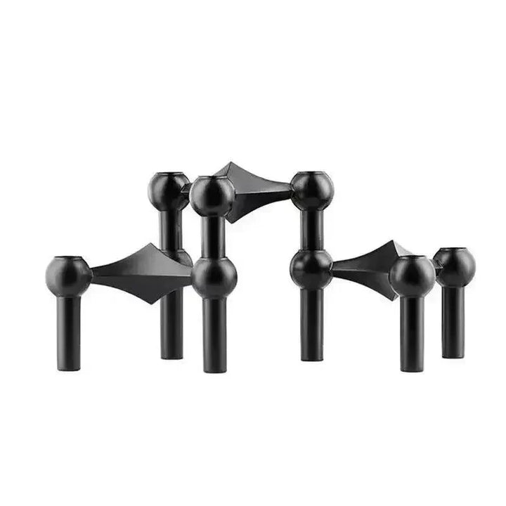 Skanto | Metall Lysestake – Modulært Molekyl Design, Bord & Dekor
