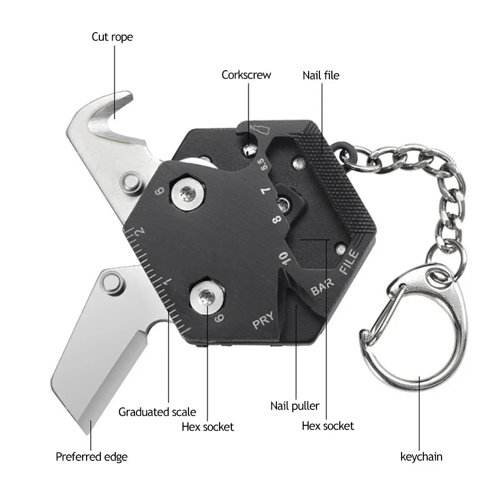 Skanto | Mini Nøkkelring Multitool