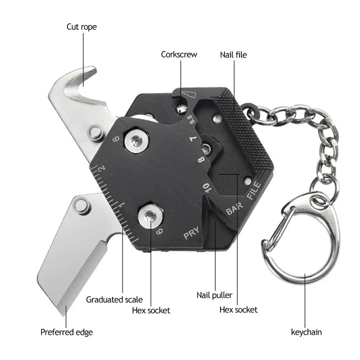 Skanto | Mini Nøkkelring Multitool
