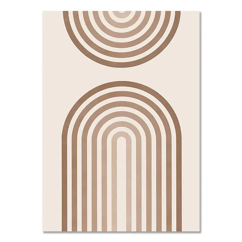 Minimalist Terracotta Sol Abstrakt Veggkunst Fine Art Lerretstrykk Moderne Bilder For Stue Soverom Galleri Veggkunst Dekor | Skanto