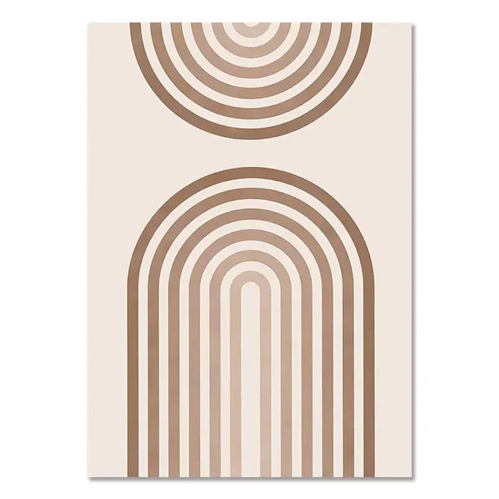 Minimalist Terracotta Sol Abstrakt Veggkunst Fine Art Lerretstrykk Moderne Bilder For Stue Soverom Galleri Veggkunst Dekor | Skanto
