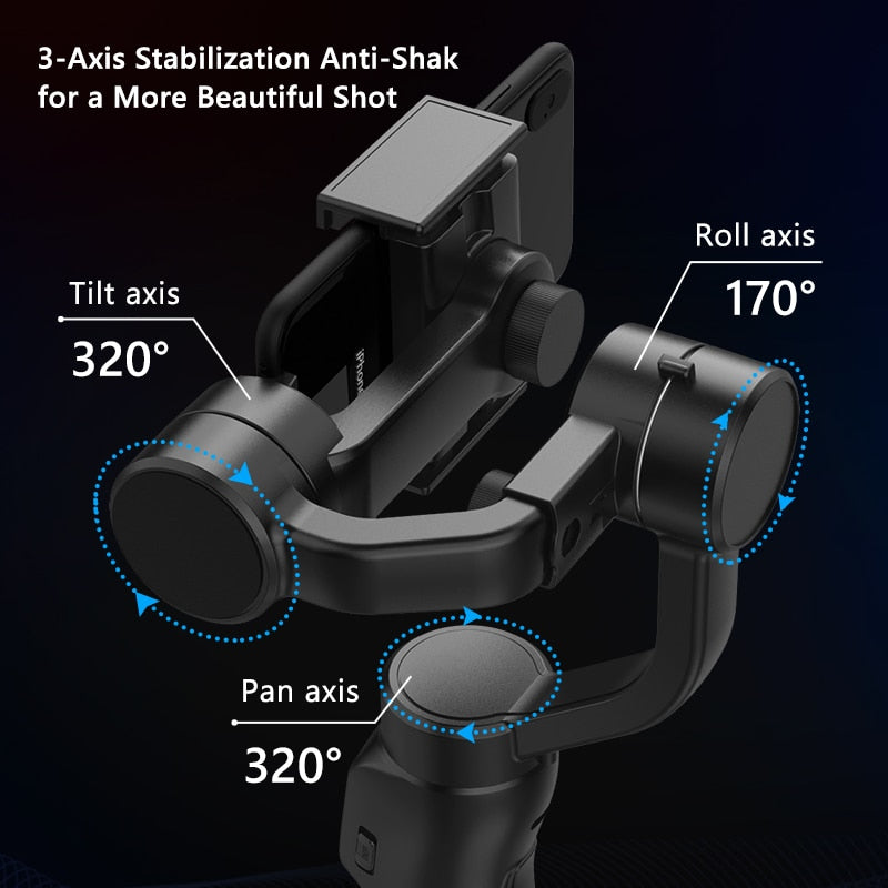 Skanto | Smart Capture Axis Gimbal Håndholdt Stabilizer