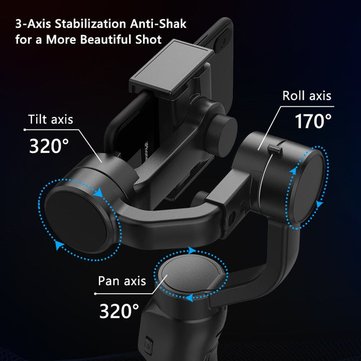Skanto | Smart Capture Axis Gimbal Håndholdt Stabilizer