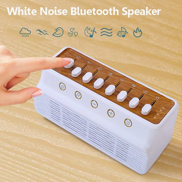 Tragbarer Bluetooth-Lautsprecher med hvite Rauschen, Naturgeräuschen og Schlaftimer