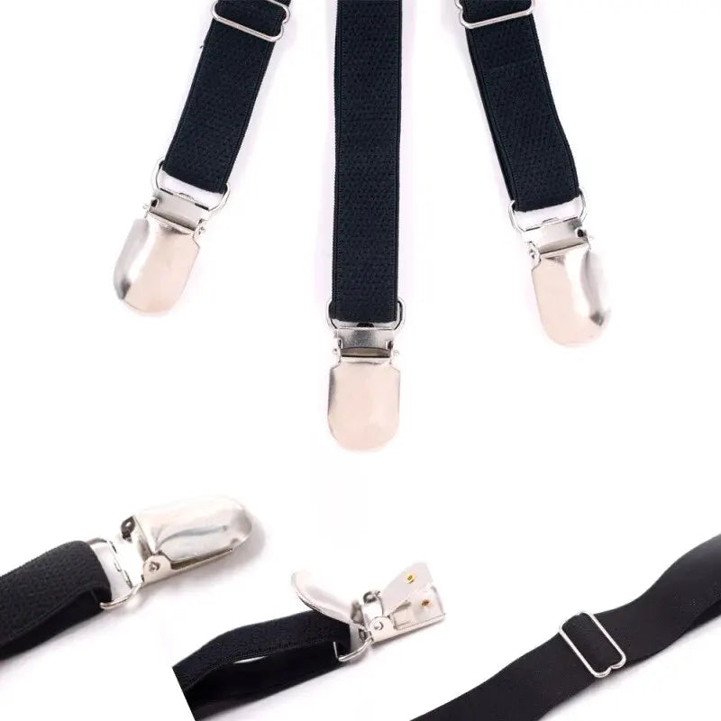Skanto | Unisex Antiskli Elastisk Skjorteholder Stropp