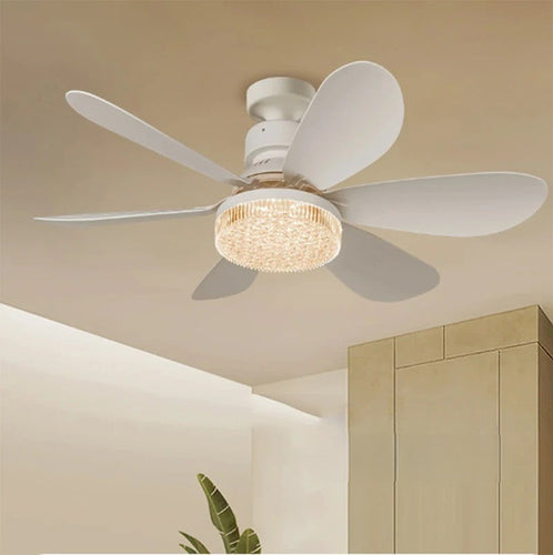 Elegant Flower Energy Saving RC Ceiling Fan Lamp | Skanto