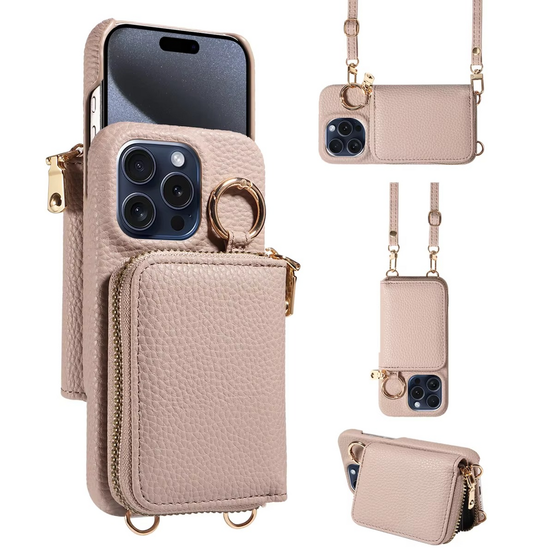 Høyverdig, multifunksjonell iPhone-Hülle fra Leder med Anti-Entmagnetisierungsbeskyttelse