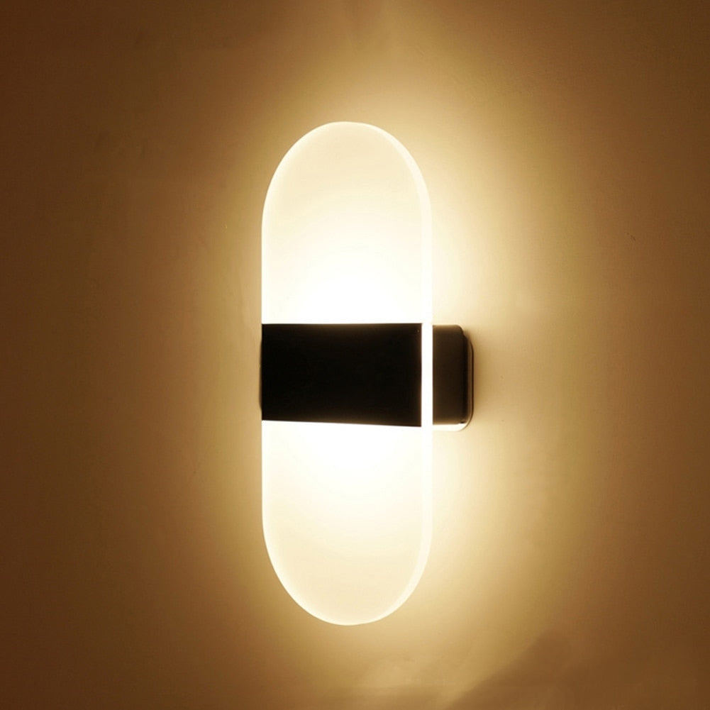 Glass vegglampe | Skanto