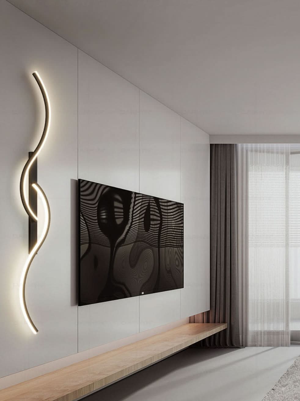 Skanto | GlowCraft LED Vegglampe – Moderne Design