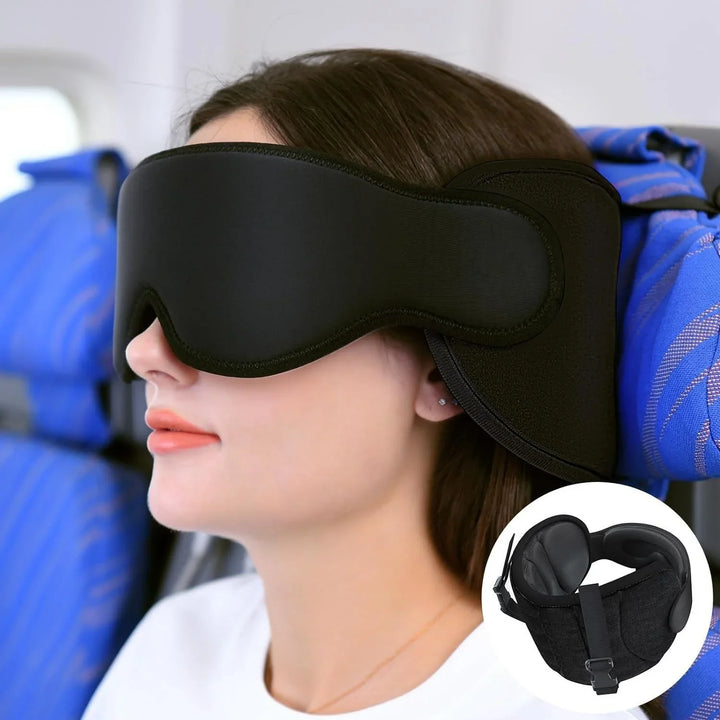 Skanto | 2 i 1 Komfort Hodepute Blackout Øyemaske