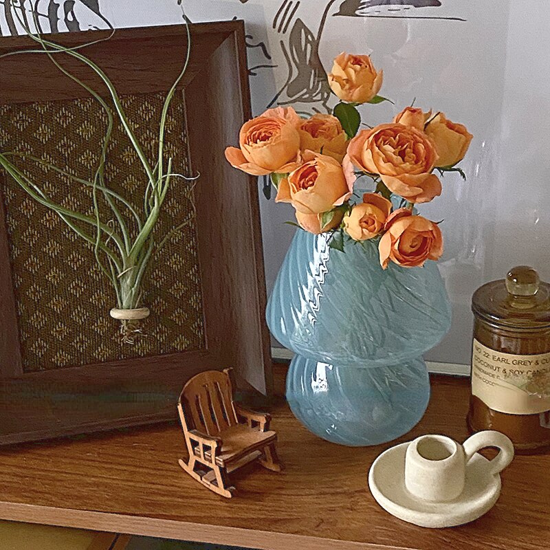 Nordisk Stripete Glassvase | Skanto
