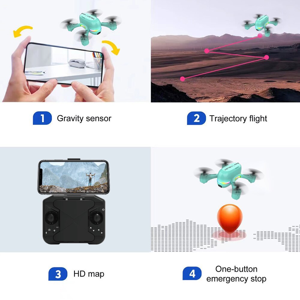 Skanto | Easy Fly Dual Camera Mini Pocket Drone