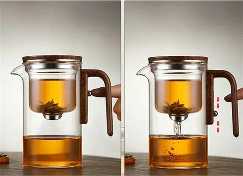 TheePuur Glassfera – Glass Teapot med løs filter for varm og kald te | Skanto