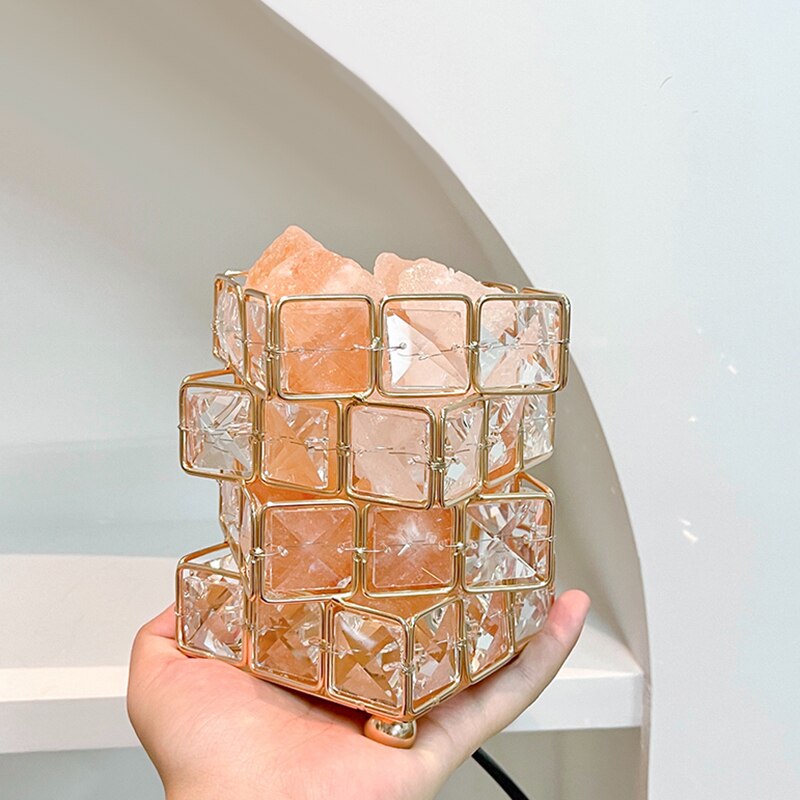 Crystal Room Mood Ambient Geo Shimmer Cube Light | Skanto