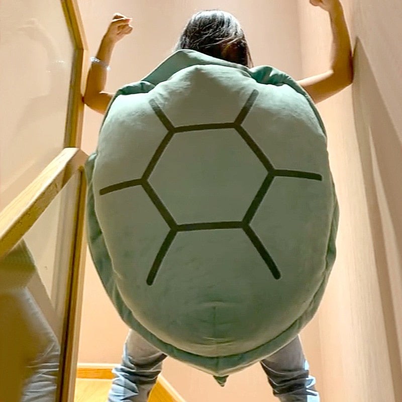 Skanto | Stor Skilpadde Skall Plush Myk Pute