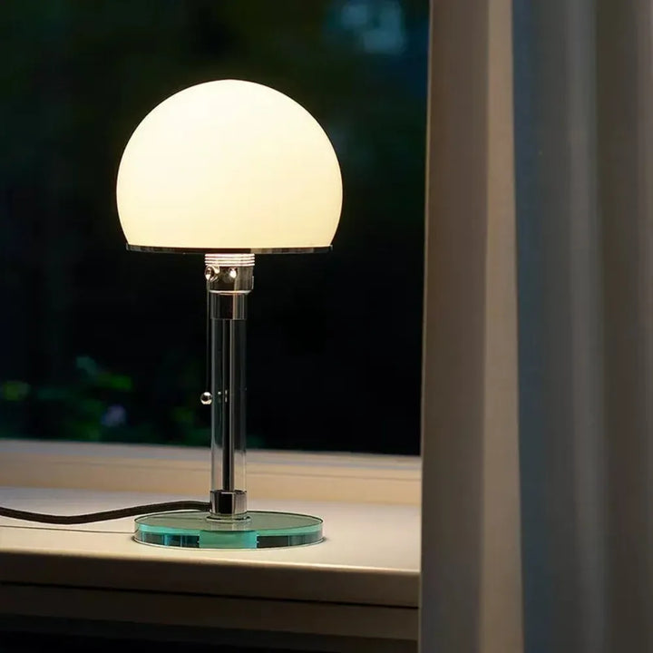Skanto | Moderne Minimalistisk Glass LED Bordlampe for Hjemmedekorasjon