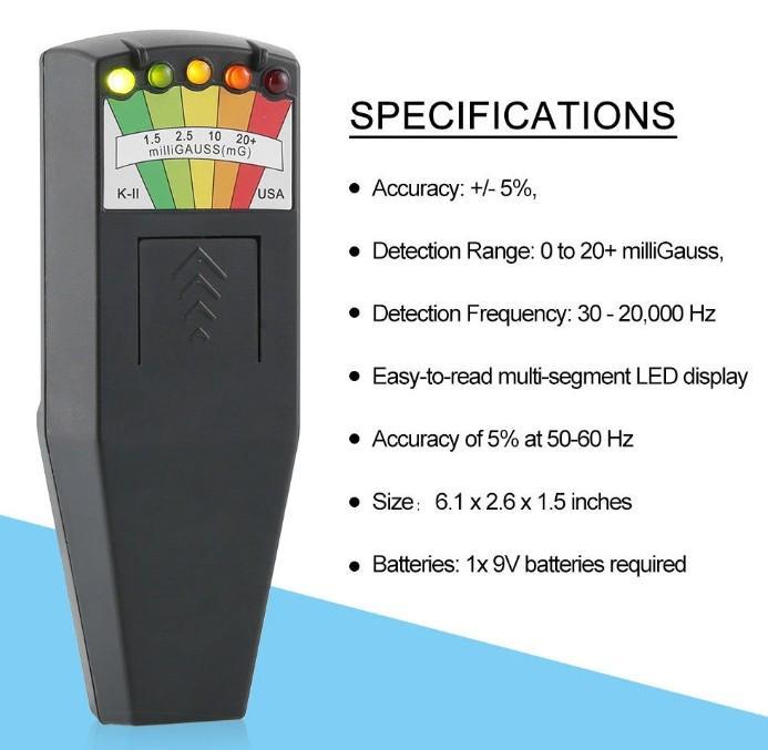 Skanto | Spøkelsessøkning EMF Detektor Meter