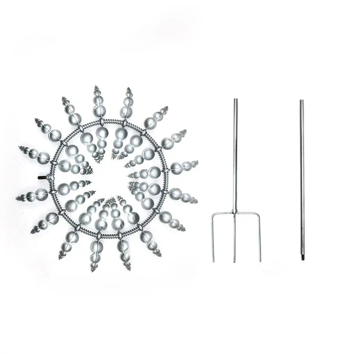Skanto | Unik solcelledrevet kinetisk metall vindmølle spinner - Magiske vind samlere for patio, hage, plen utendørs dekorasjon