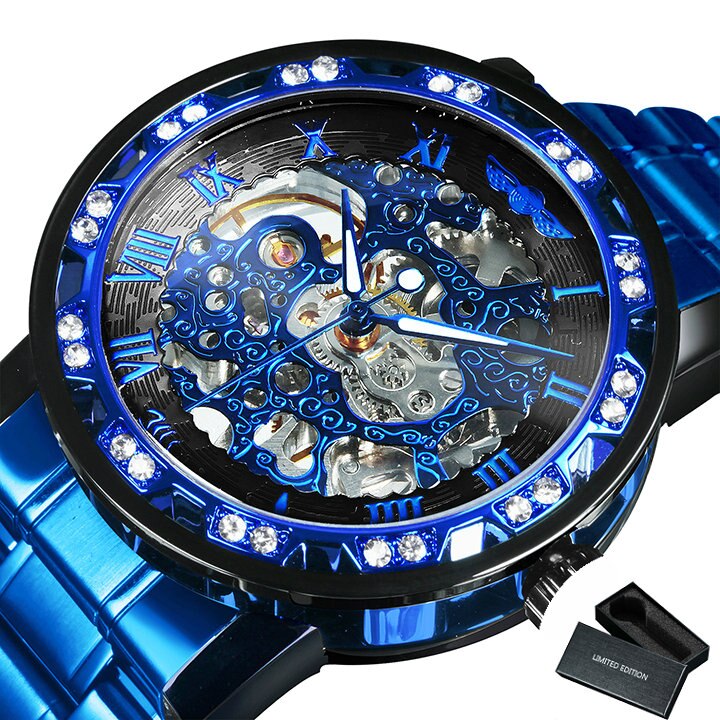 Skanto | Luminescent Mekanisk Titan Skeleton Klokke