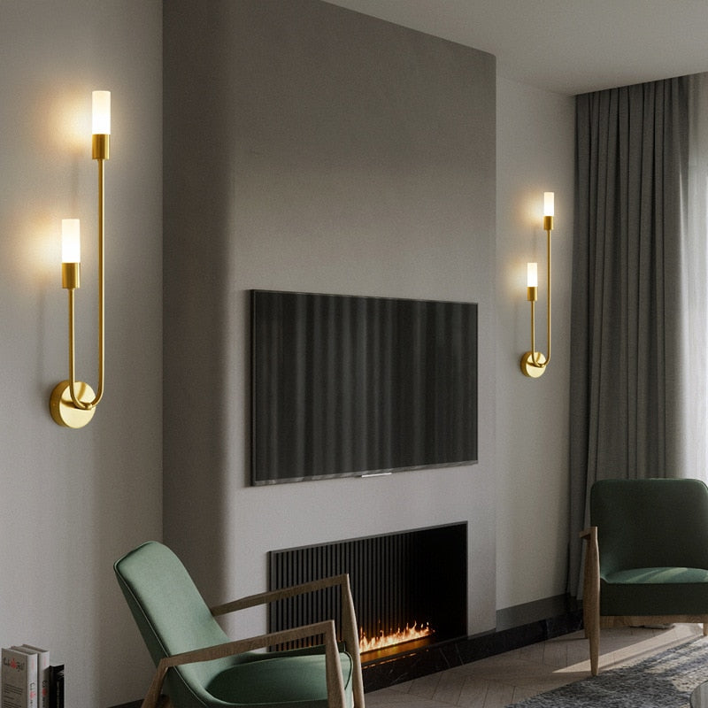 Skanto | LuxAura – Holdbar LED Vegglampe med Moderne Design