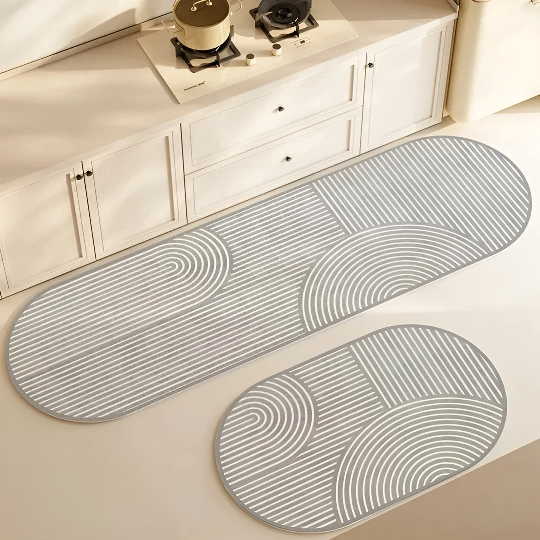 Skanto | AquaStone Diatomite Bade matte – Ultra absorberende, sklisikker og myk