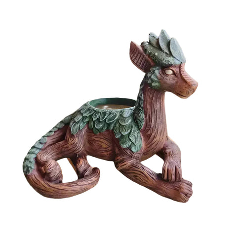 WhimsiDragon Sukkulentplanteboks med Lekent Fantasidesign