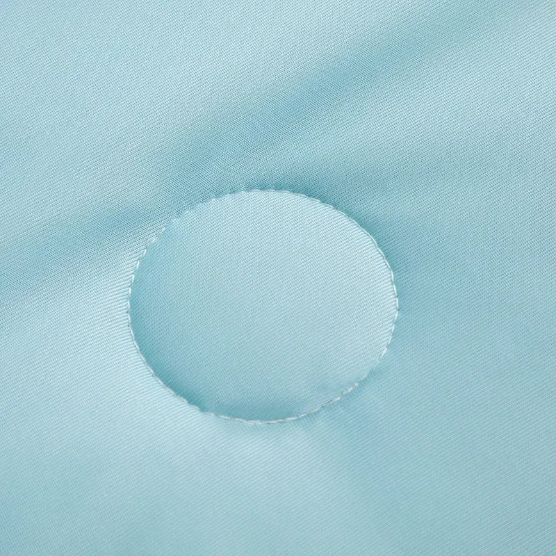 Air Condition Sommer Komforter — Ren Farge Is Silke Kjøleteppe, Lett & Glatt Twin/King Størrelse Quilt | Skanto