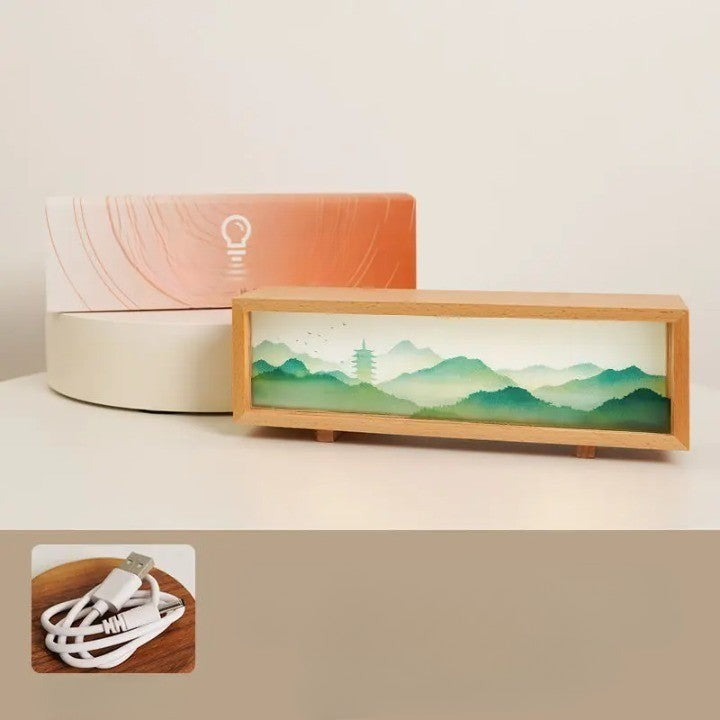 Dream Aura Interaktiv Desktop Kunstler lerret Lampe | Skanto