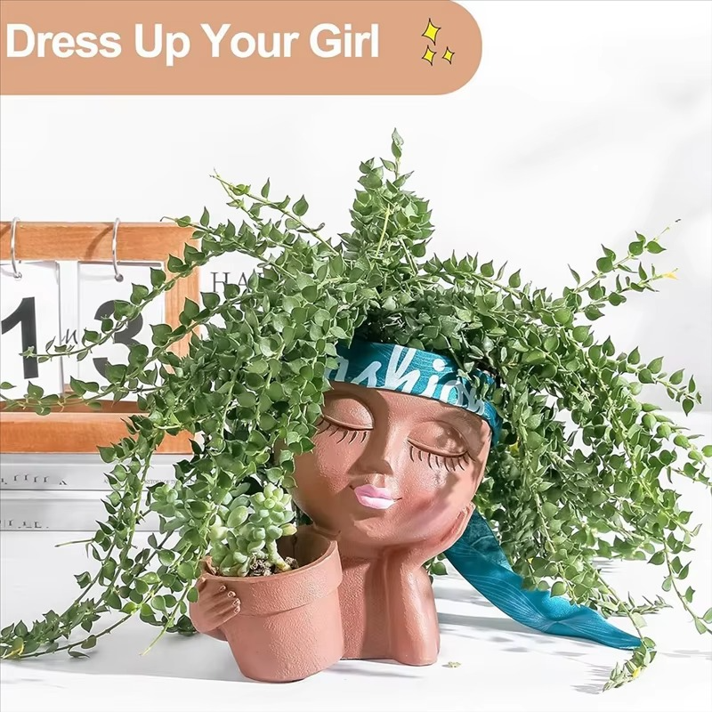 Skanto | Chic Dual Face Hodeplanter for Innendørs og Utendørs Bruk