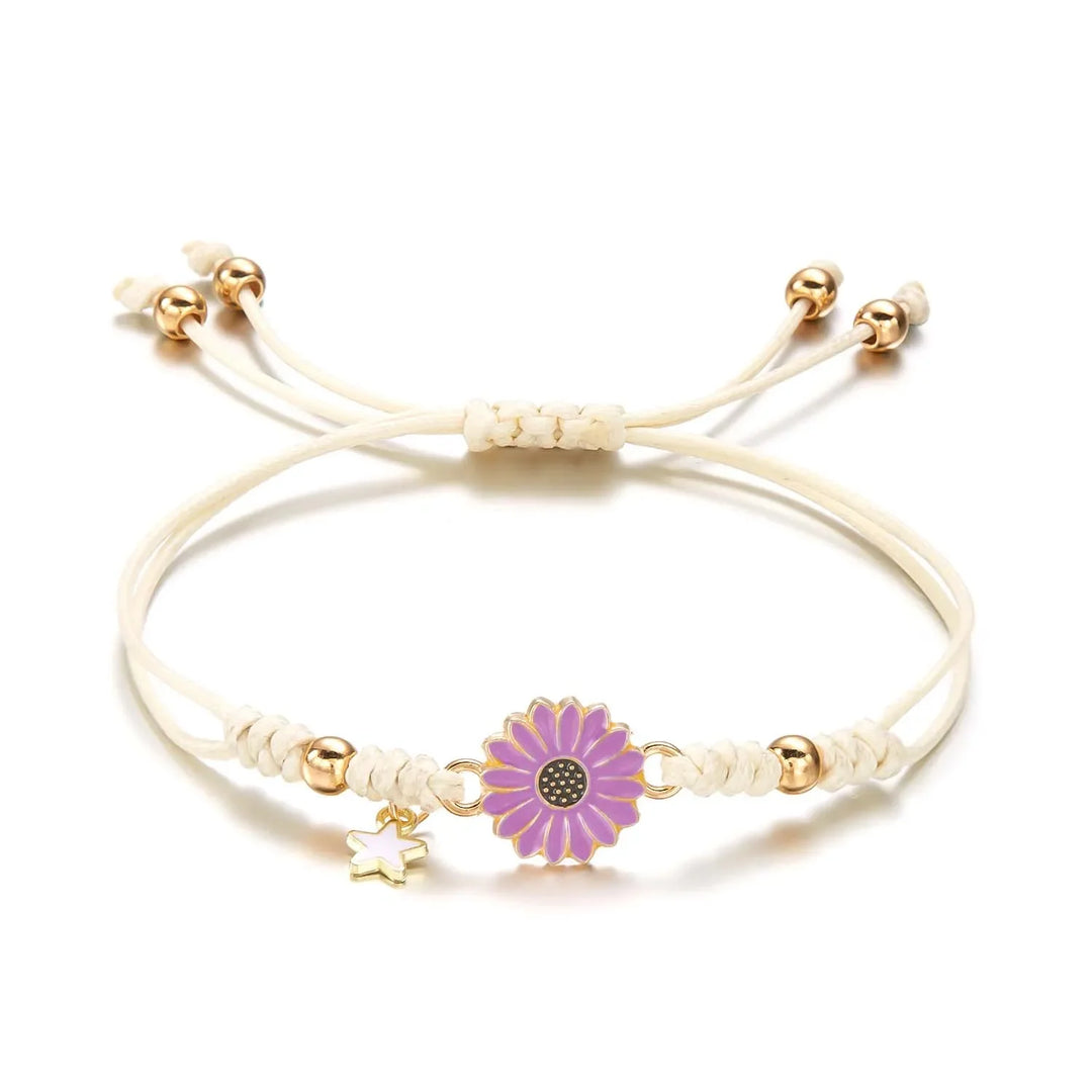 Skanto | Fléttet Feminin Blomster Stjerne Armbånd