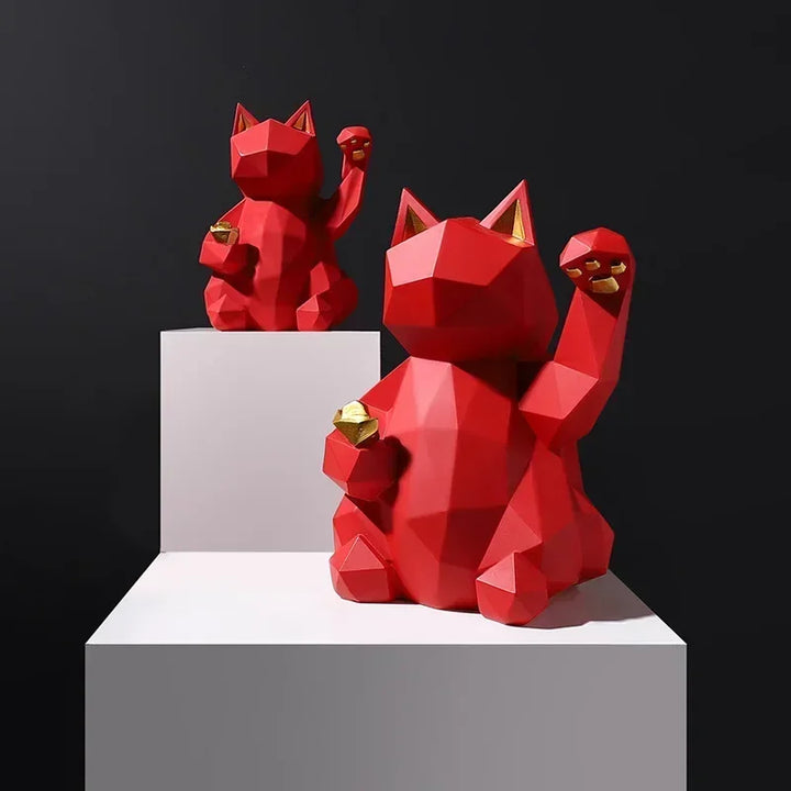 Skanto | Nordisk Minimalisme Geometri Lykke Katt Statuer
