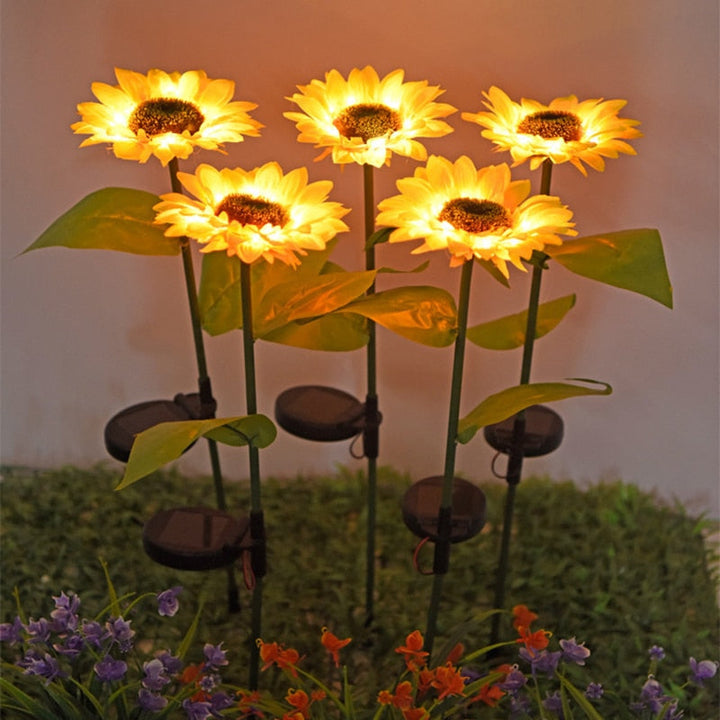 Solsikkers Vanntette Sollys Hagebelysning | Skanto